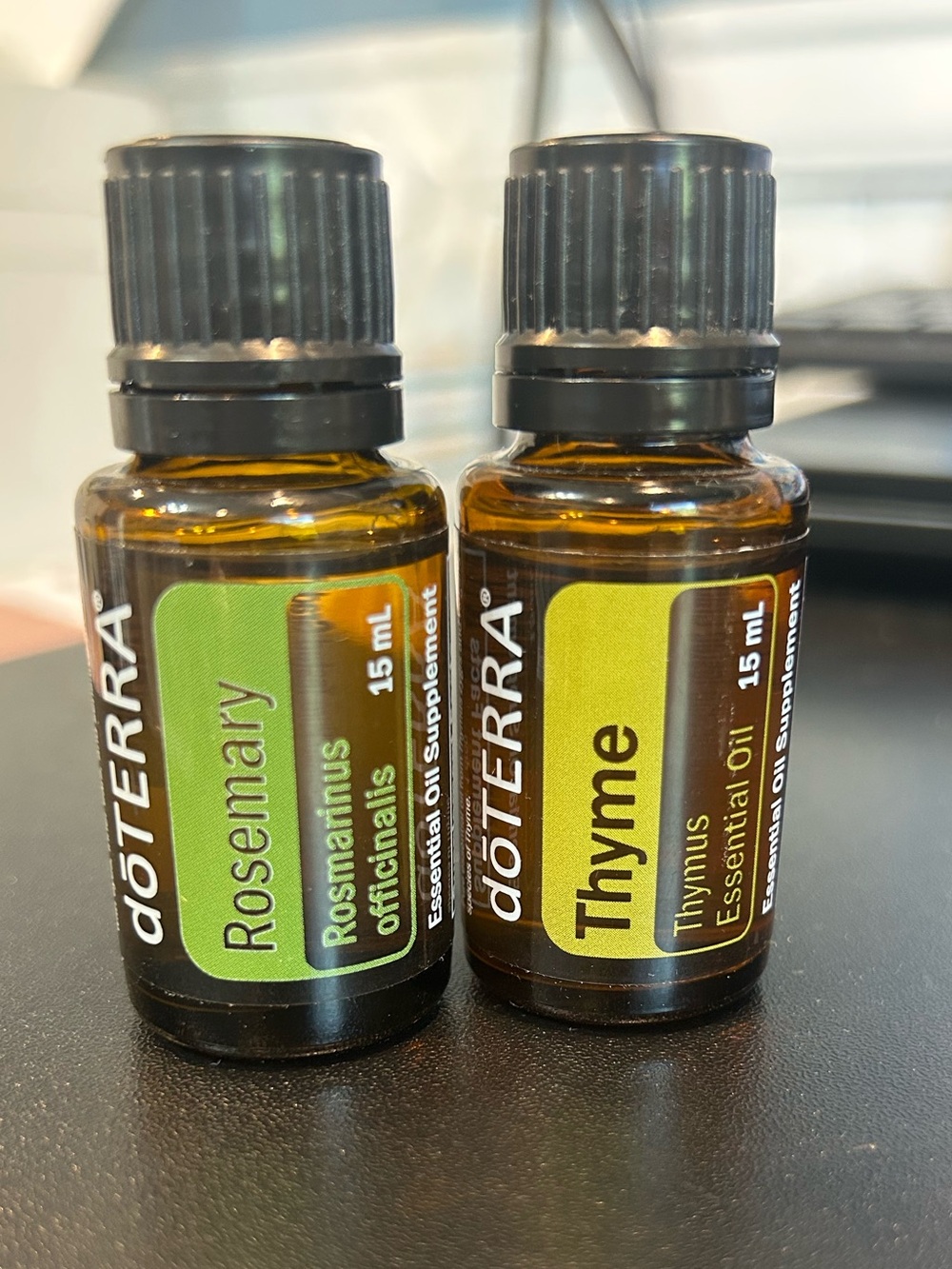 dōTERRA Rosemary + Thyme Essential Oil Duo – 15 mL Each NEVER OPENED